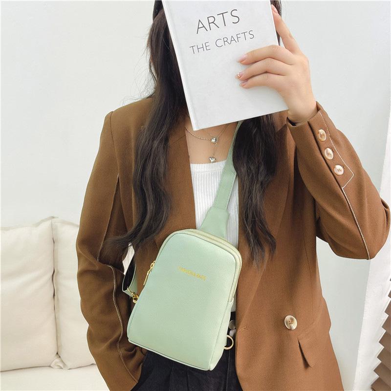 Fashion Sling PU Leather Shoulder Handbags Bags Chest Waist Pack for Travel Crossbody Messenger Bags for Women