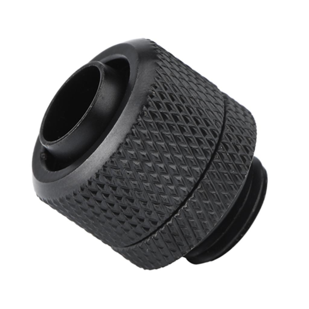 2 Stück G1/4 Wasserkühlung Fitting Gewinde Flexibler Schlauchverbinder Messing Zwei-Touch-Fitting für PC-Wasserkühlung