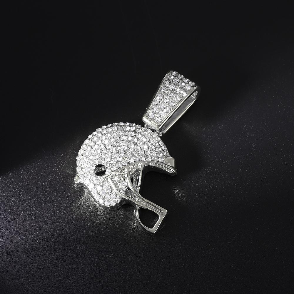 American Football Helmet Pendant For Necklace Making Rugby Ball Sports Jewelry Handcrafted Accessory NFL FOOTBALL HELMET Men