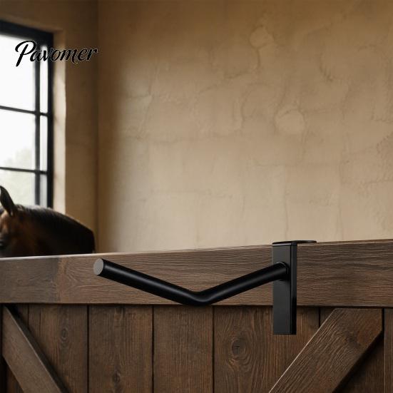 Portable Saddle Hook Horse Rack, Hangs on Stall Walls or Doors, No Drill Equipment Organizer Removable Holder, Hanger Rack for Western English Storage