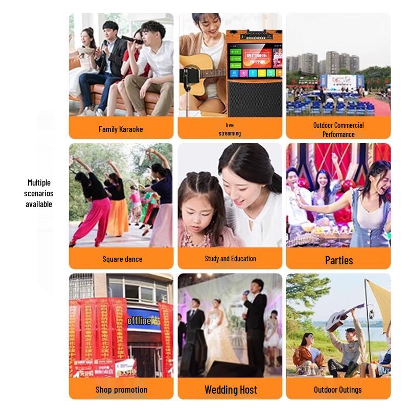 Soaiy SA-D9C 10-inch KTV Karaoke Speaker with Display