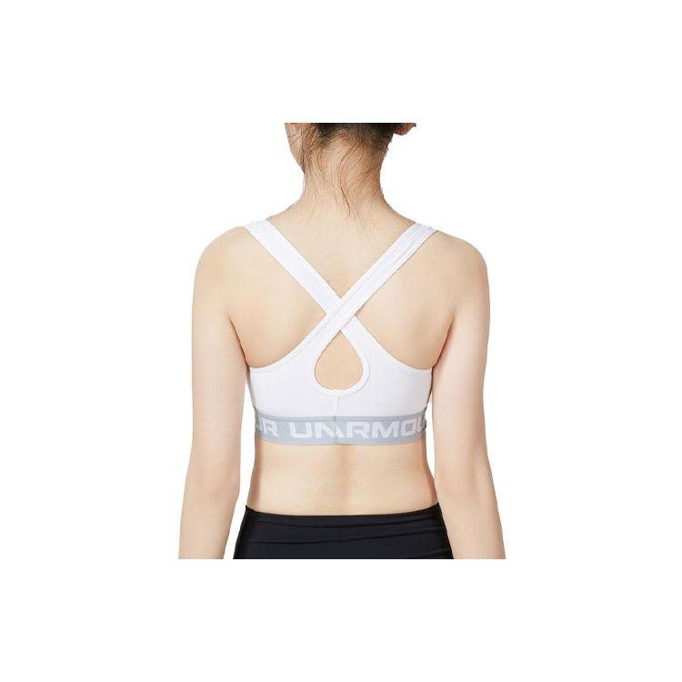 Under Armour Dfo Letter Embroidery Print Medium Intensity Sports Vest Women Vests White 1376437-100