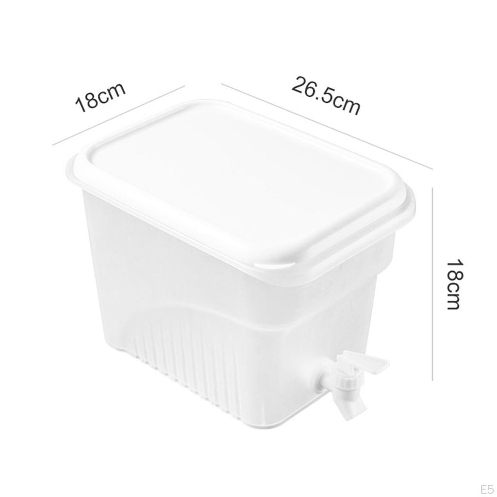 Drink Juice Dispenser Beverage Container Filter Cold Kettle with Faucet