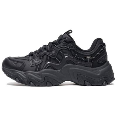 Cat Paw Lite 2 Thick Sole Height Increasing Cushioning Retro Non-Slip Wear-Resistant Low-Top Casual Shoes Women Sneaker Black AGCU176-1