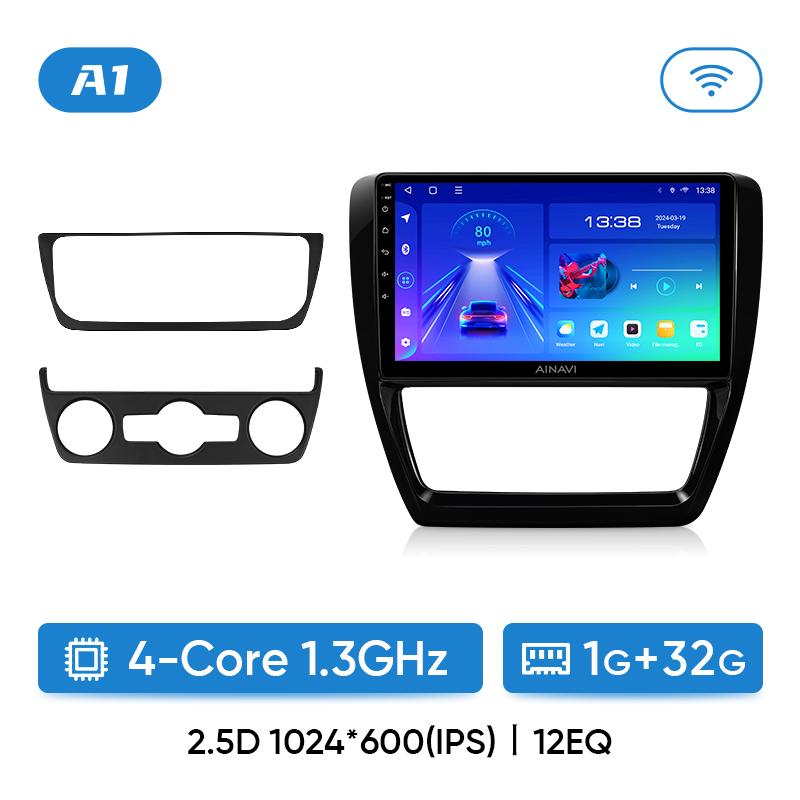 

Ainavi автомобильное радио для Volkswagen VW Jetta 6 MK6 беспроводной Carplay Android Auto мультимедийный плеер автомобильная стереосистема 48EQ GPS DSP 2 Din