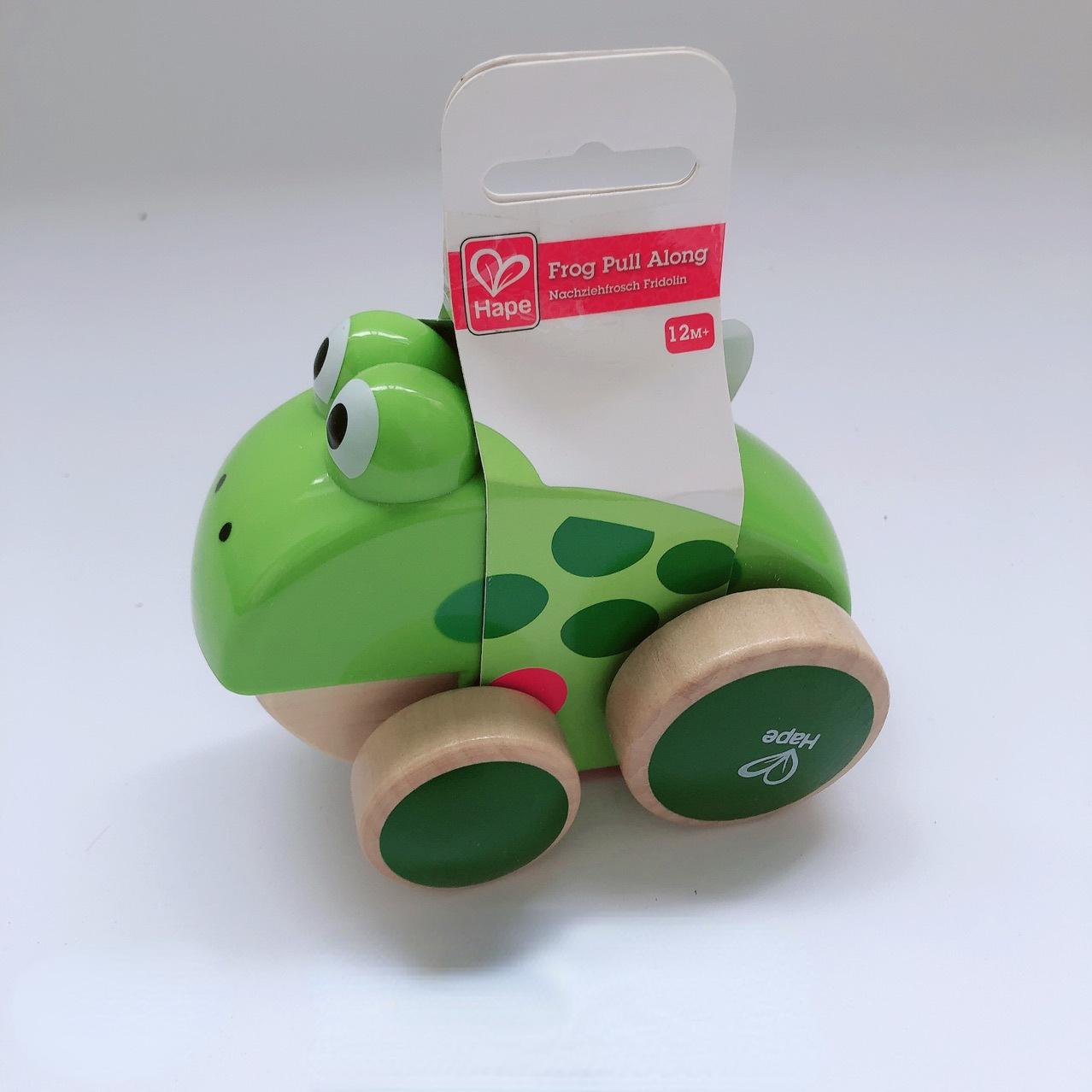 

Деревянная игрушка-жучок-качалка для детей от 12 месяцев 13.2*8.9*8.6cm зелёный