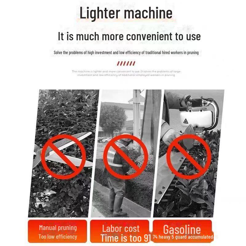 Rechargeable Electric Pruning Machine with Lithium Battery for Hedge Trimming and Lawn Mowing, Compatible with Makita Battery