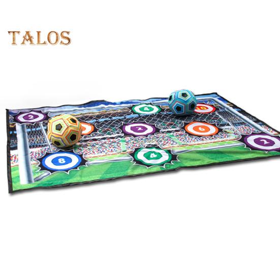 Gry Piłkarskie dla Dzieci Zestaw do Gry Piłkarskiej dla Chłopców Mata do Piłki Nożnej Do Hal z Obszarami Celowymi Ćwicz Strzelanie Popraw Umiejętności Prezenty Piłkarskie dla Dzieci