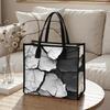 Trendy Cracked Print Tote Bag Stylish Casual Shoulder Handbag for Daily Use