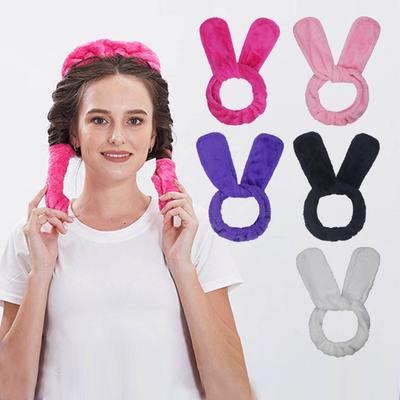 Headband Rabbit Ears Curling Hair Cute Curling Hair Device Hairdressing Hair Strap Non Heat Natural Curling Rod