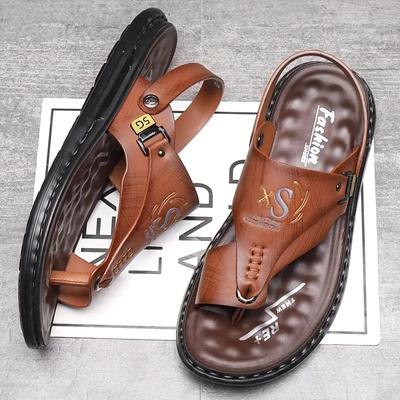 Herren Sandalen Sommer Anti-Rutsch-Strandschuhe Herren große neue Flip-Flops Freizeitsandalen