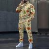 Christmas 3D Print Autumn Hoodies Pants Set Men's Sweatshirts Sweatpants Street Sportwear Two Piece Suits Tracksuit Man Clothing