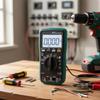 Handheld Digital Multimeter with NCV and 6000-Count Screen for Equipment Service and Wiring Inspection Daily Tasks