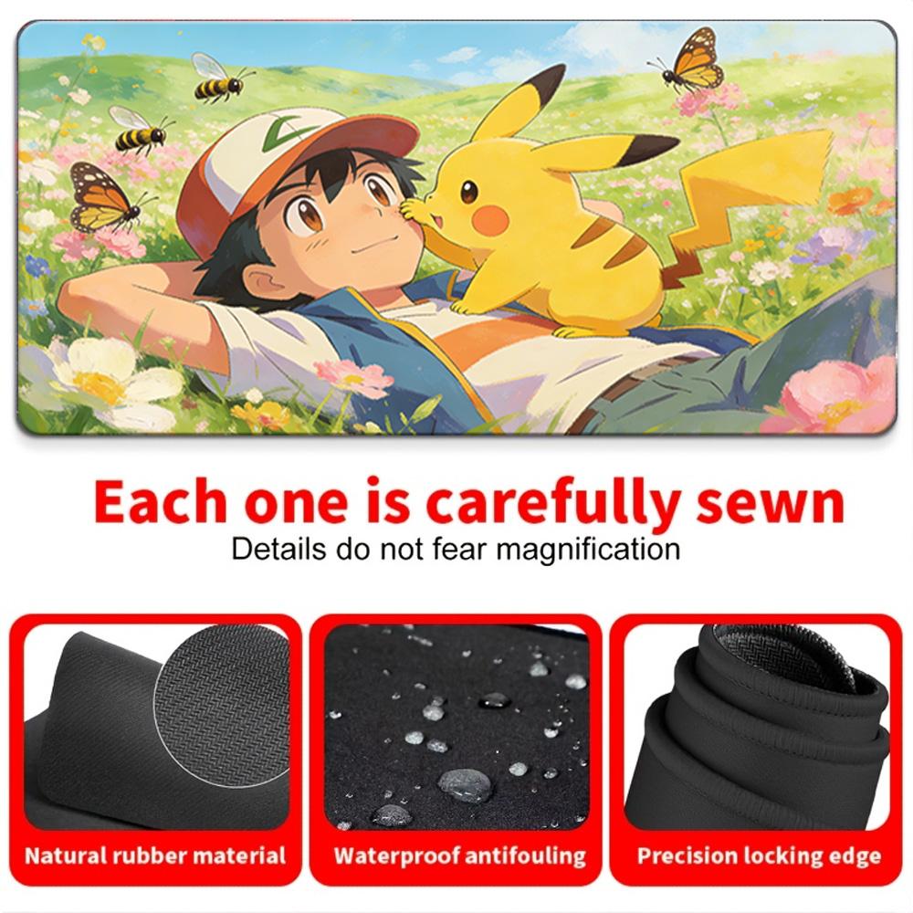 Pokemon Gengar Gastly Dark Forest Gaming Mouse Pad NonSlip Desk Mat 30x80x0.2cm