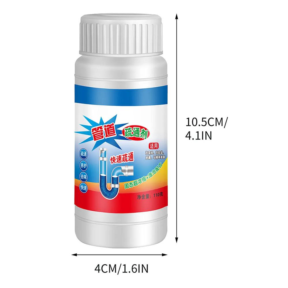 Sink Drain Bottled Powerful Cleaner Closetoilet Toilet Kitchen Odor Removal Blockage Sewer Dredging Agent Pipe 110g