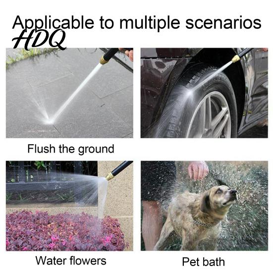 Yard Cleaning Sprayer Jet Nozzle Power Washer for Garden Hose Pressure Wand with 3 Adjustable Watering Nozzle Car Washing Patio Outdoor (1