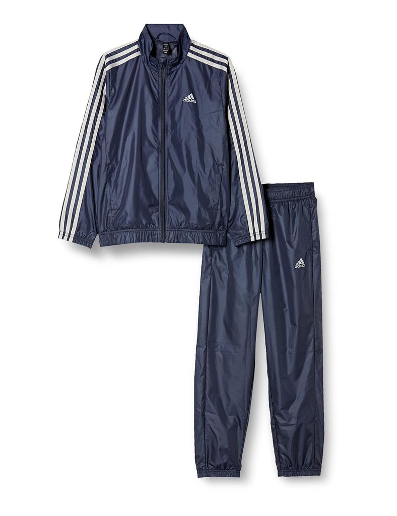 Essentials Vevd Treningsdress Jersey Legend Gray Heather Solid Gray [Adidas] Barnas 3-Stripes Sett, ECN98, Ink/Medium (IC6828)