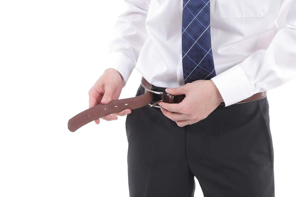 STCRAFT Tochigi Leather Belt for Men - Leather Business Belt with a Glossy Finish, Casual Style, Adjustable Size, Made In Japan (Brown)