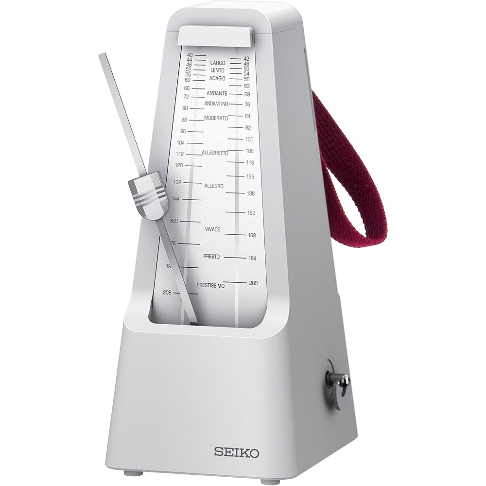 SEIKO (Seiko) Metronome Pendulum SPM400W White
