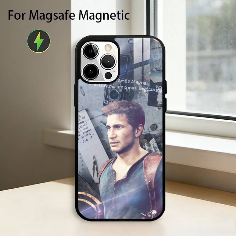 S-Sic Parvis Magna Uncharted Phone Case For iPhone17,16,15,14,13,12,11 Plus,Pro Magnetic For Magsafe Wireless Charging