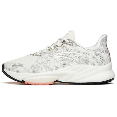 Rocket 3.0 Cushioning Breathable Cushioning Lightweight Low Top Running Shoes Women's White Black 122145587-4