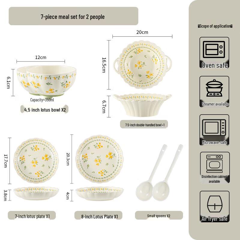 Spring Sprout Ceramic Dinnerware Set