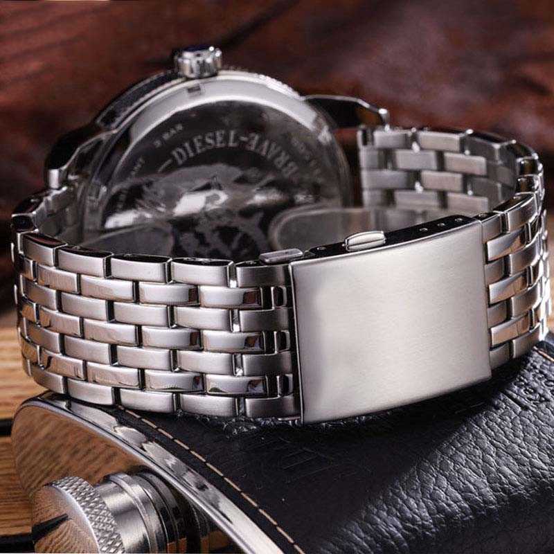 High Quality Stainless Steel Watchband for Diesel DZ7263 DZ7330 DZ4358 Watches Strap Black Silver 22mm 24mm 26mm 28mm 30mm 32mm