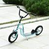 Children's Scooter for Ages 5+ with Height-Adjustable Handlebar and Steel Frame, 100 Kg Load Capacity, 120x58x75-80 Cm, Blue