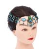 Gypsy Tribal Women Head Chain Forehead Chain Hanfu Headwear Bohemia Beads Headband  Gifts for Girls