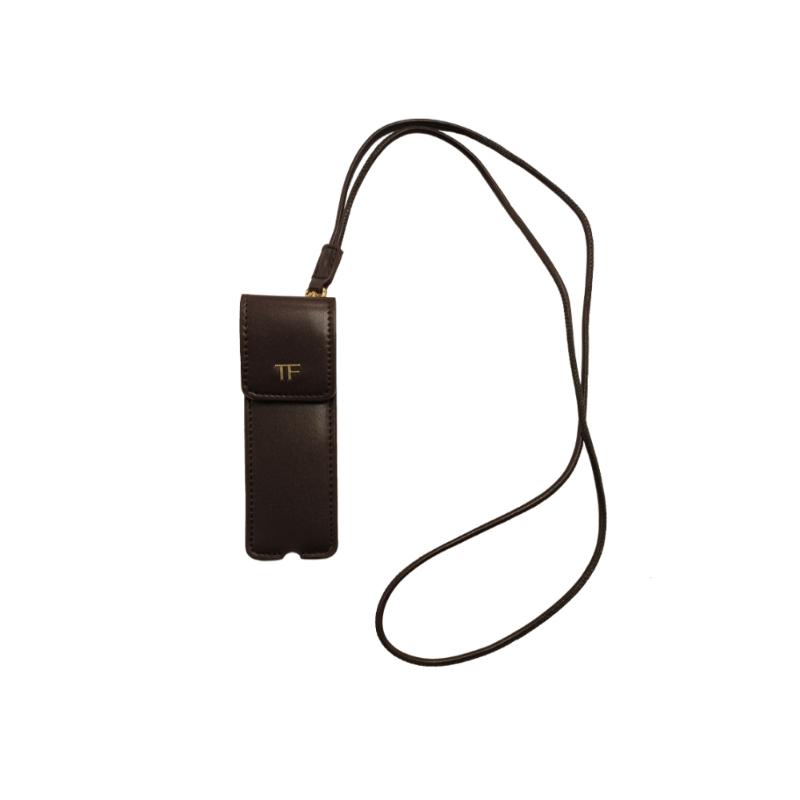 Tom Ford Brauner Lippenstifthalter, Lippenstifttasche