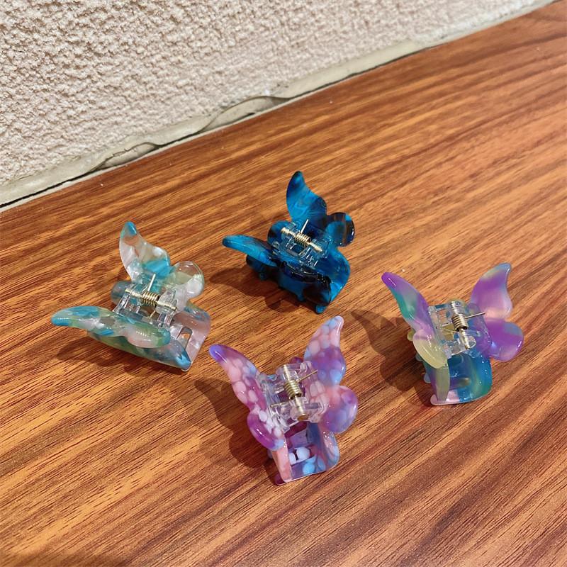 High-end Iridescent Butterfly Hair Claw Clips Perfect For Fashionable Womens Hairstyles