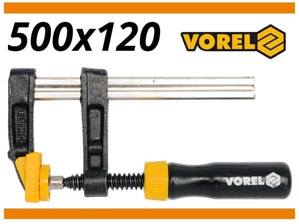 Carpenter's Clamp 120x500mm 37111 VOREL
