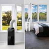 Air Conditioner Window Seal AC Insulation Blocker Set with Zip Air Conditioner Window Vent Kit for Home Bedroom Apartment