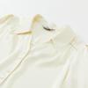 Xiangying Women's V-Neck Chiffon Long Sleeve Blouse