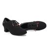 Jazz Latin  Medium Heel Dance Shoes for Women with Breathable Oxford Cloth Modern Dance Shoe Heeled 5CM