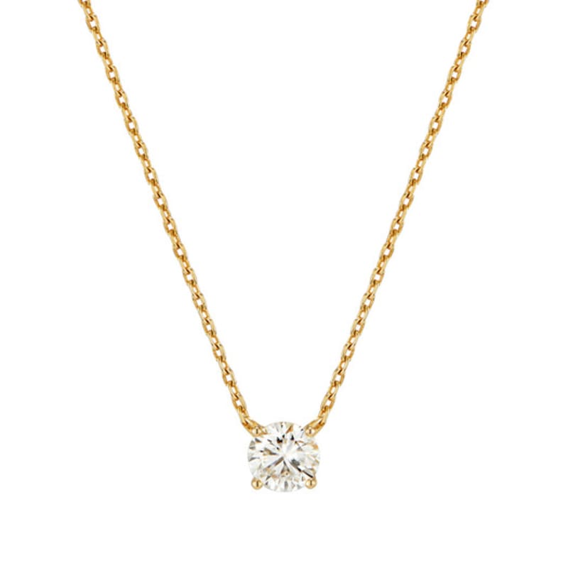 Tatiana (Silver 925) Moissanite 0.5 Carat Necklace DN0001