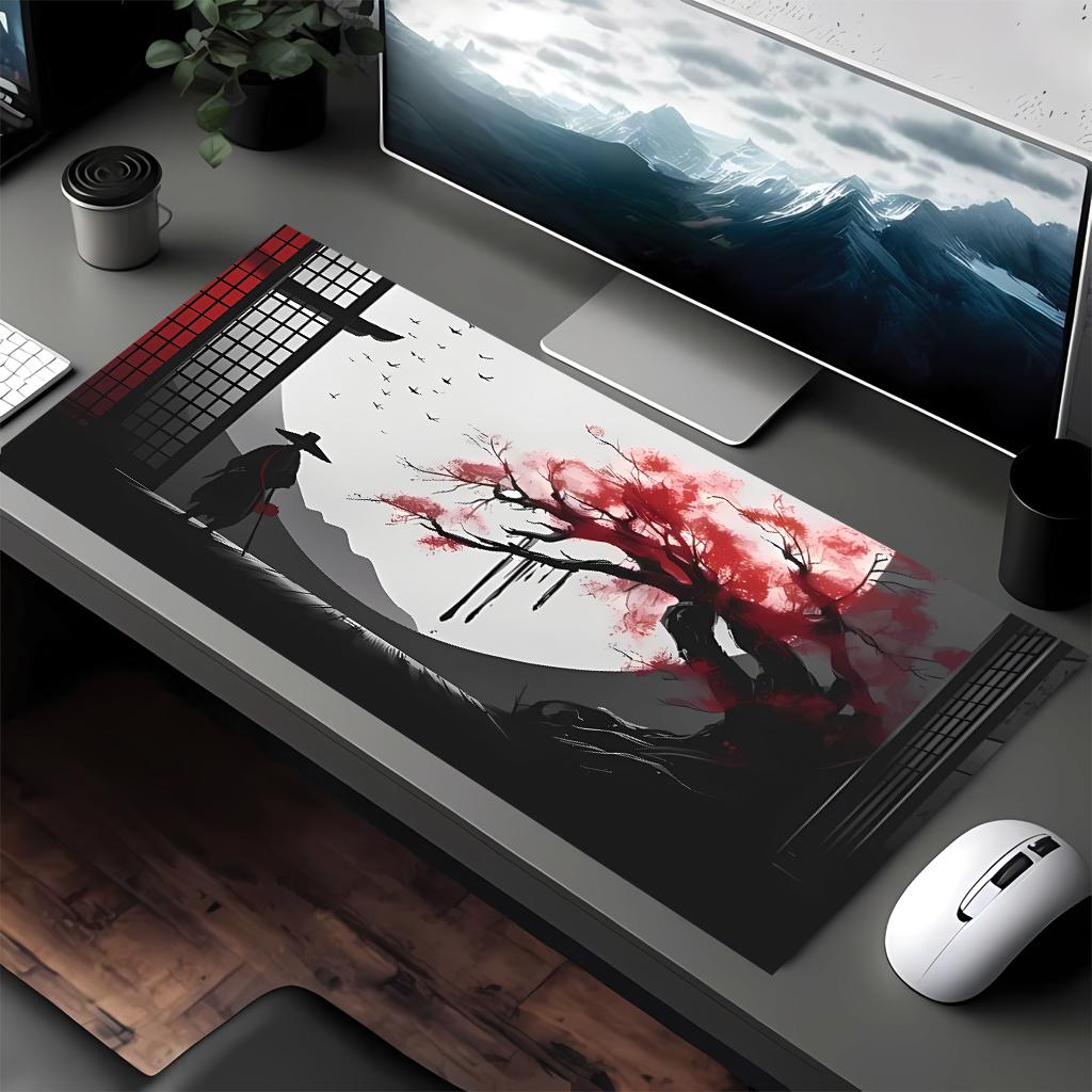 Super beautiful Japanese style Mouse pad large Mouse pad Samurai Mouse pad DESMAT full size model