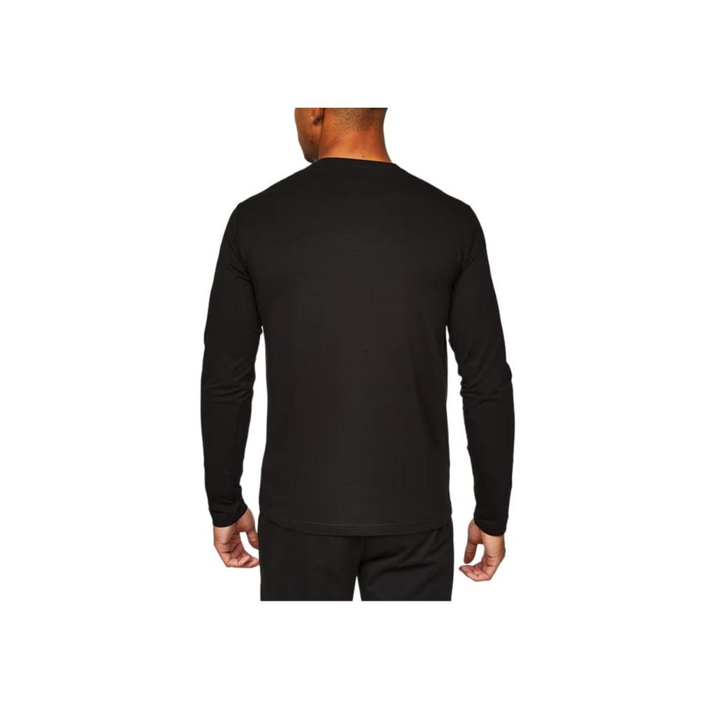 Emporio Armani EA7 FW25 Stretch Plain Knit Cotton Long Sleeve T-Shirt Men Tops 7M000900-AF10373-MC317