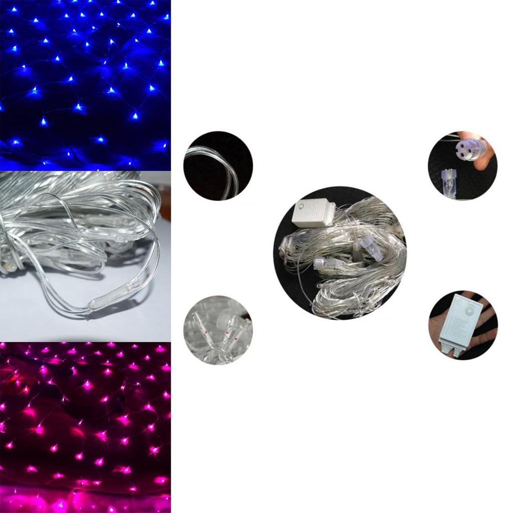 Enchanting Net Mesh Christmas Fairy String Lights 200led For Magical Holiday Decor