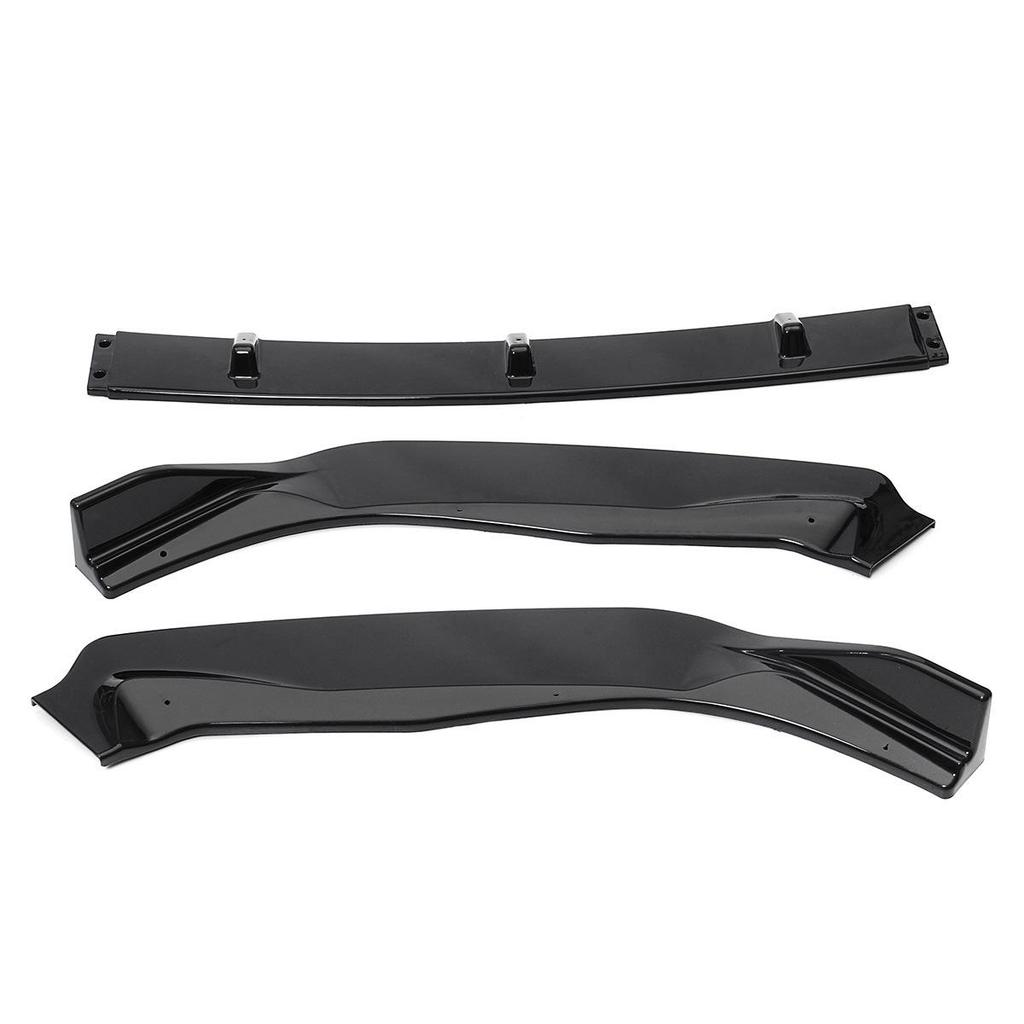 Gloss Black Front Lip Splitter Kit for 2019 Ford Focus