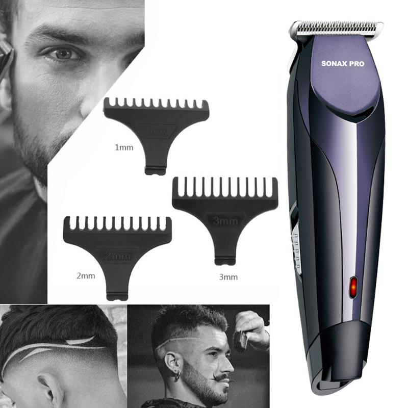 

SONAX PRO электрическая машинка для стрижки волос Мужская машинка для стрижки волос перезаряжаемая машина для стрижки бороды беспроводная бритва парикмахерские инструменты для укладки