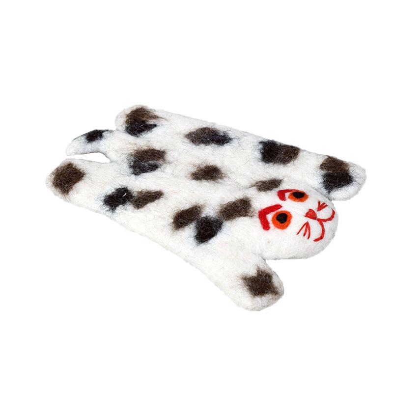 1 ks Podložka pod sklenici Ručně vyrobená Zvířecí prostírání Dekorace na kuchyňský stůl Podložka pod hrnek na kávu Roztomilá Vlněná plsť Vánoční dárek Dekorace na stůl