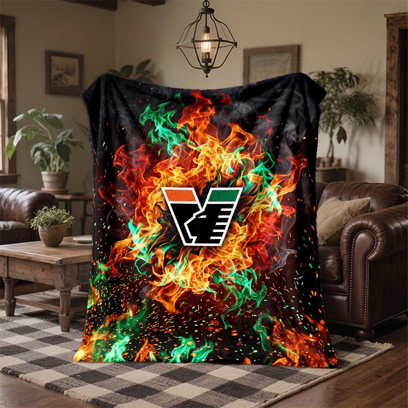 Venezia FC Football Print Flannel Blanket Soft Warm Sofa Bed Throw Blanket For Home Office Bedroom