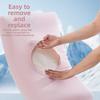 2pcs Cooling Ice Feel Silk Pillowcase Breathable 40x70 Pillow Slipcover Smooth Surface Lightweight Pillow Cover Hair Skin Care
