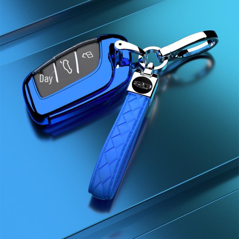 Roewe RX5 Plus/Max Key Case: Full Coverage Shell with Decorative Buckle for 2022 Model