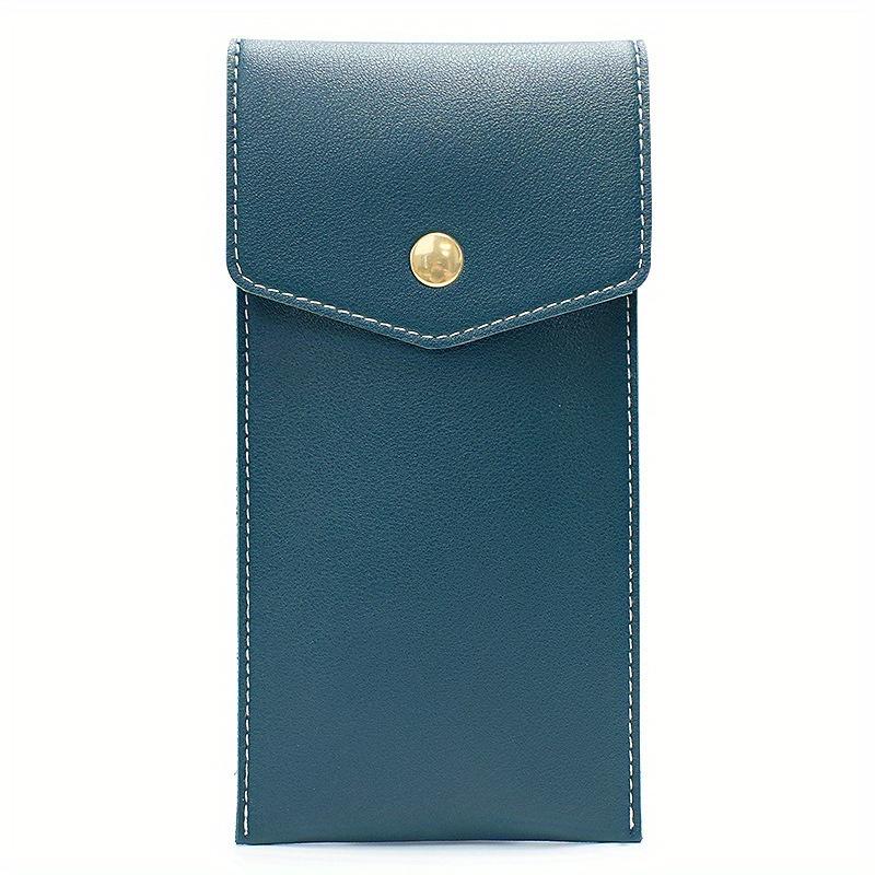 PU Leather Pen Bag Business Pen Pouch Small Storage Bag Portable Pencil Case Student School Supplies Stationery Bag