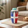 Portable Can Holder Conga Style Soda 3D Printed Classic Drum Shape Universal Flag Pattern 12Oz Standard Cola Beverage Beer Durable