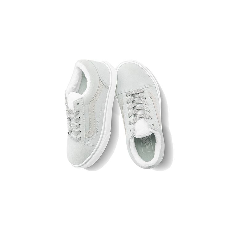 Vans Old Skool Low Top Skate Shoes Light Blue Kids Sneaker VN0A4BUU2K2