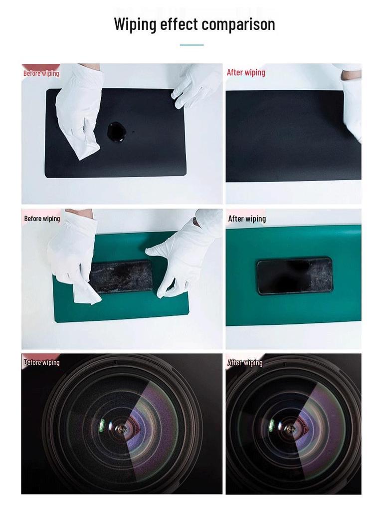 Lint-Free 3008 Microfiber 4x4 Wiping Cloth for Phone, Lens & Screen Dust Removal