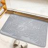Polyester Memory-Schaum Badezimmerteppich Rutschfest Wasserabsorbierend Für Wohnzimmer- und Küchengebrauch